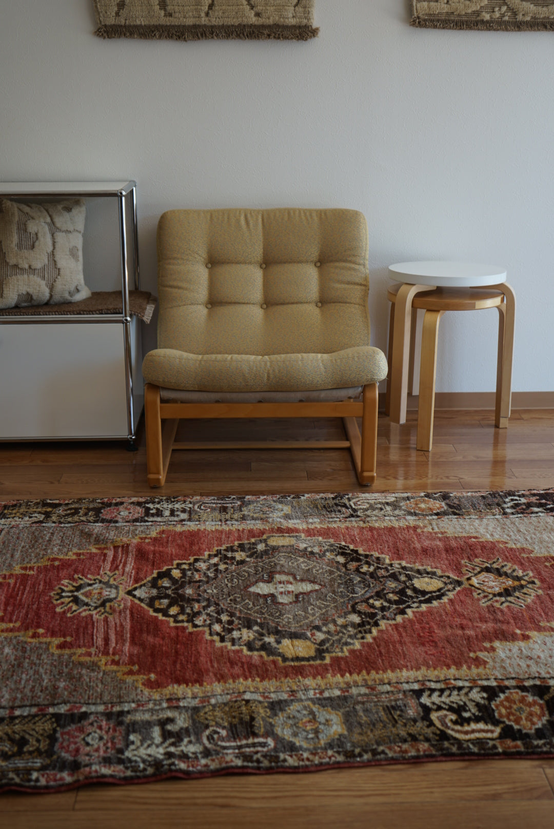TRIBAL RUG TURKEY OLD KONYA OUSHAK 1965年代 164 × 115 cm No.TR25194