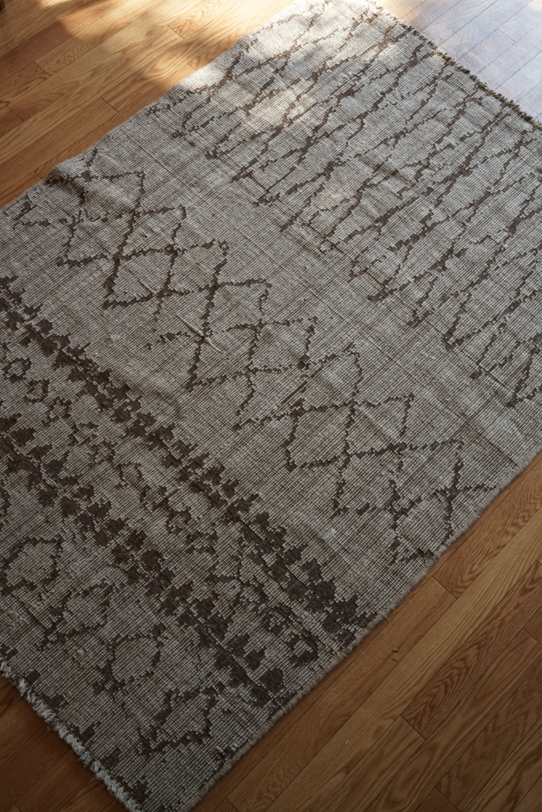 MAISON ÉTRETAT Original Iran Qashqai Kilim " Tribe " 205 × 144 cm / 国内送料無料・羊毛手織りキリム