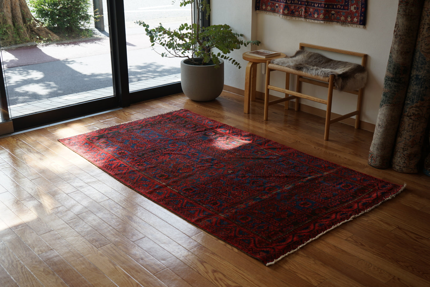 Afghanistan Old Baluch Yaqub Khani 1950年代 198 × 110 cm No.AF2526