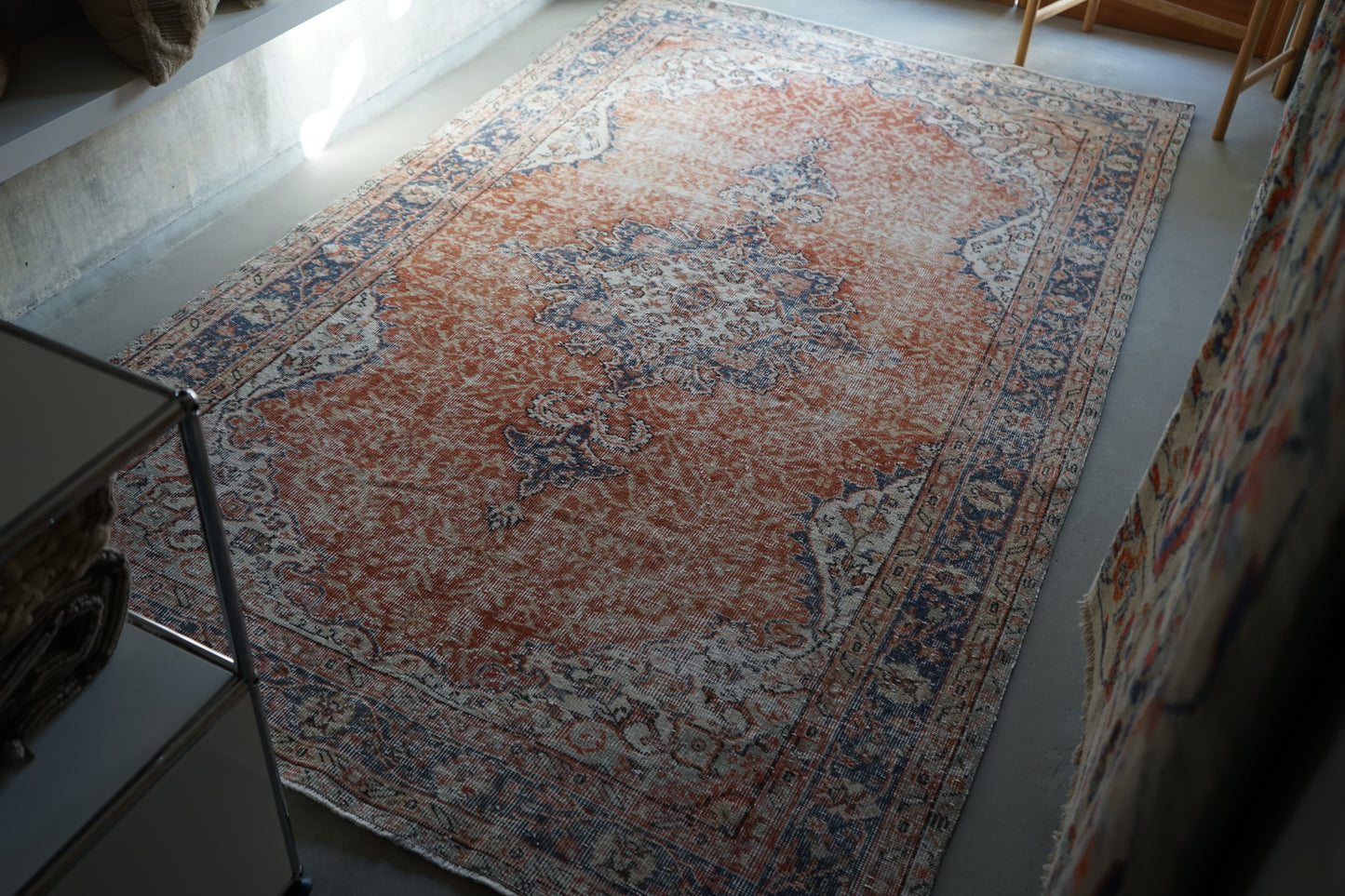 TURKEY OLD ISPARTA ORANGE 1970年代 272 × 161 cm No.TR25198