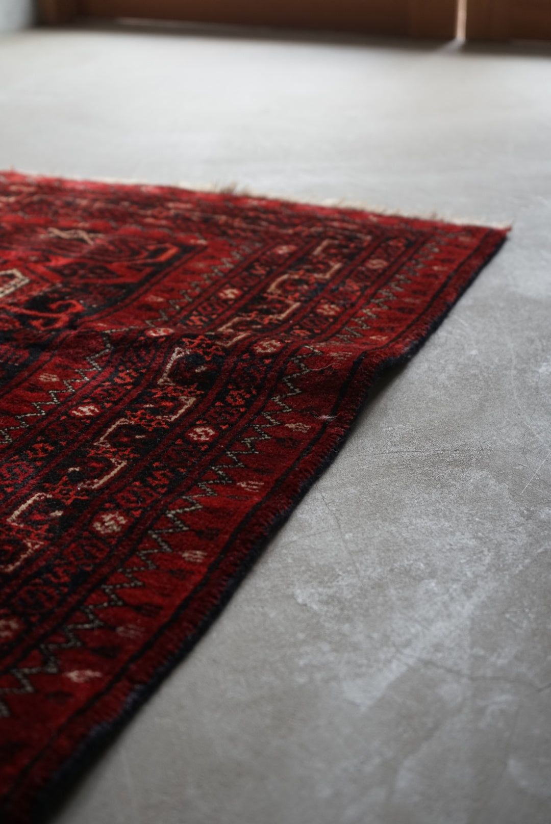 Afghanistan Old Turkmen Rich Black 1960年代 180 × 100 cm No.AF2519