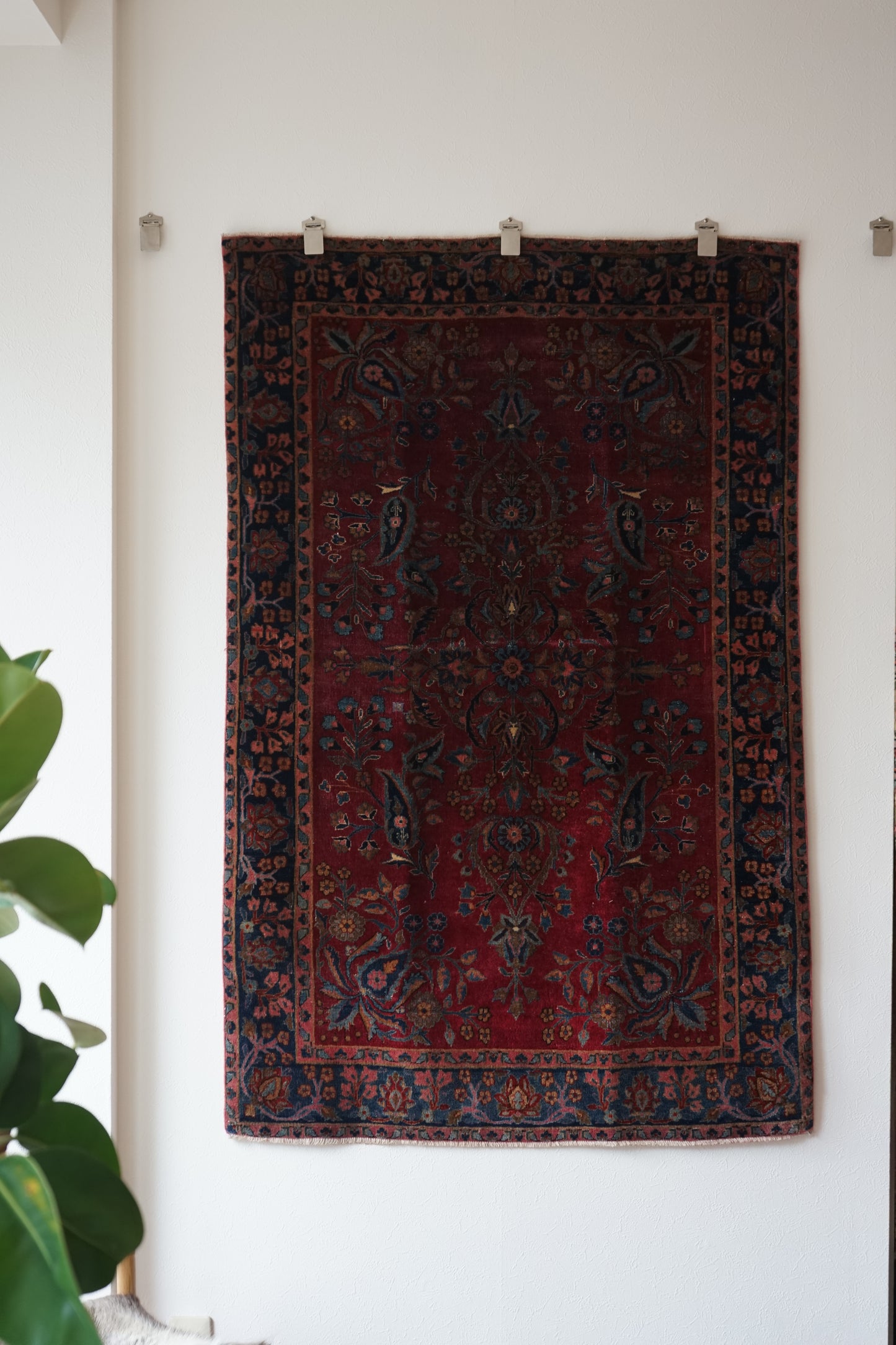 店頭販売 IRAN ANTIQUE KASHAN MOHTASHAM 1720年代 150 × 98 cm