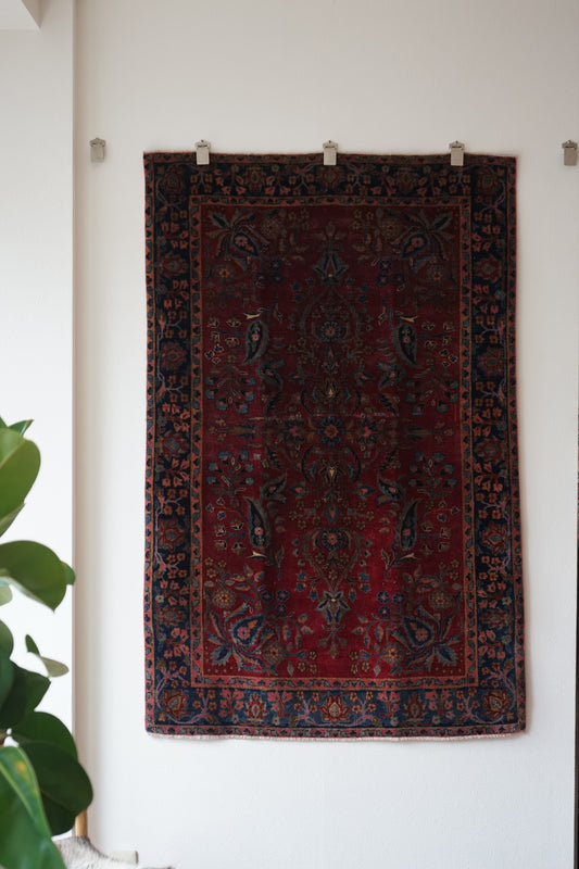 店頭販売 IRAN ANTIQUE KASHAN MOHTASHAM 1720年代 150 × 98 cm