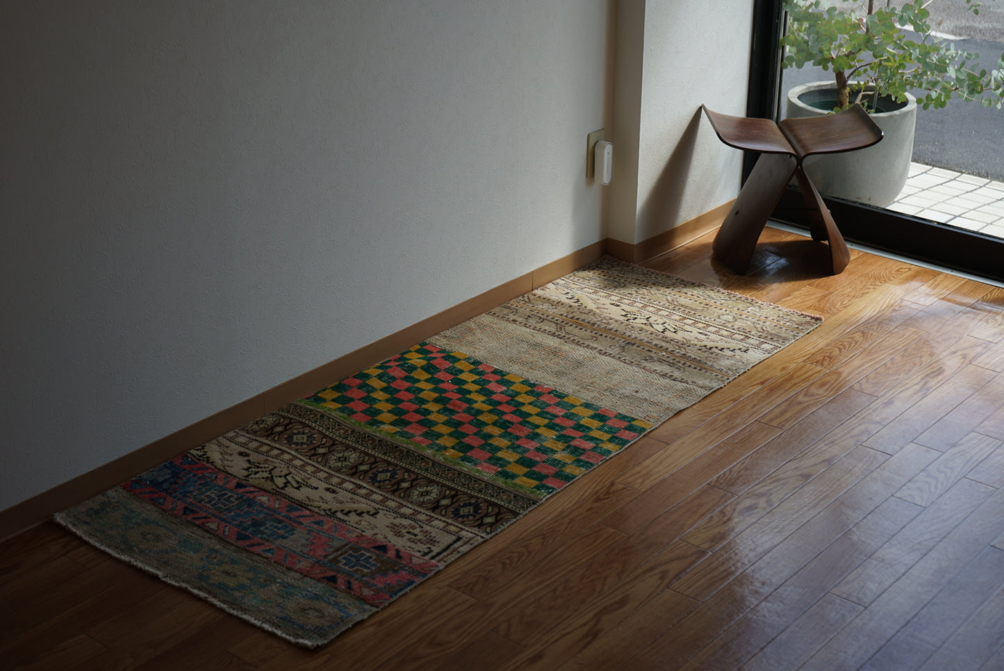 Türkiye Old Isparta Patchwork Runner Size 1970年代 176 × 69 cm No.TR25236