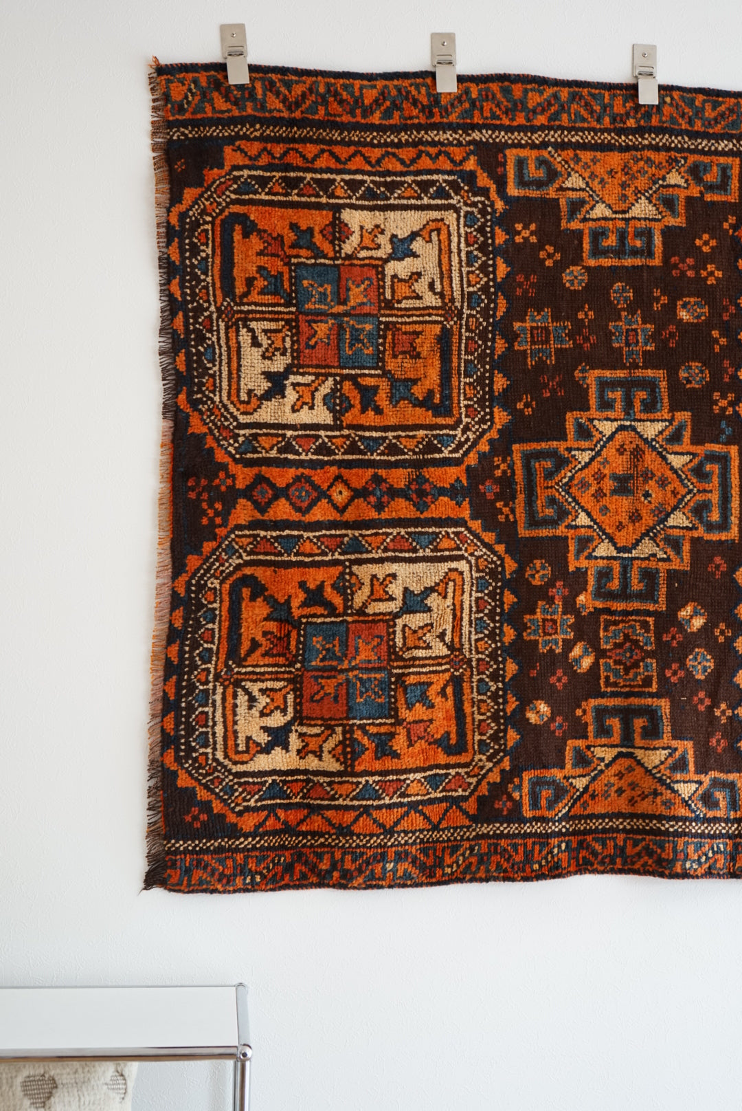 店頭販売 Iran Antique Shiraz Lori 1860年代 142 × 123 cm