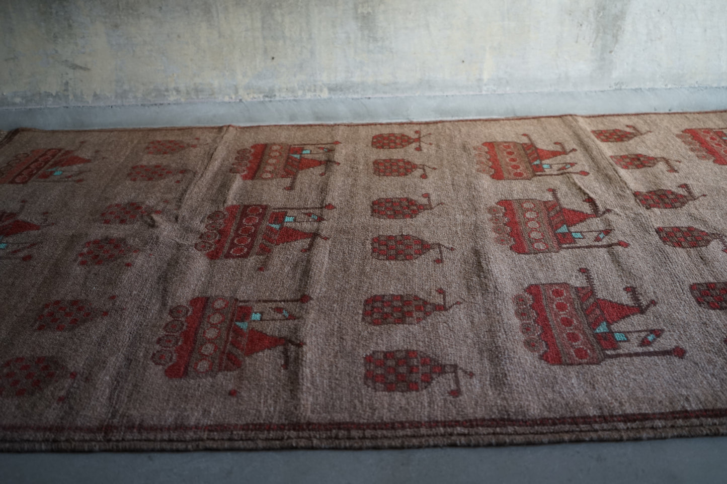 AFGHANISTAN VINTAGE WAR RUG 1980年代 149× 90 cm No.AF2512