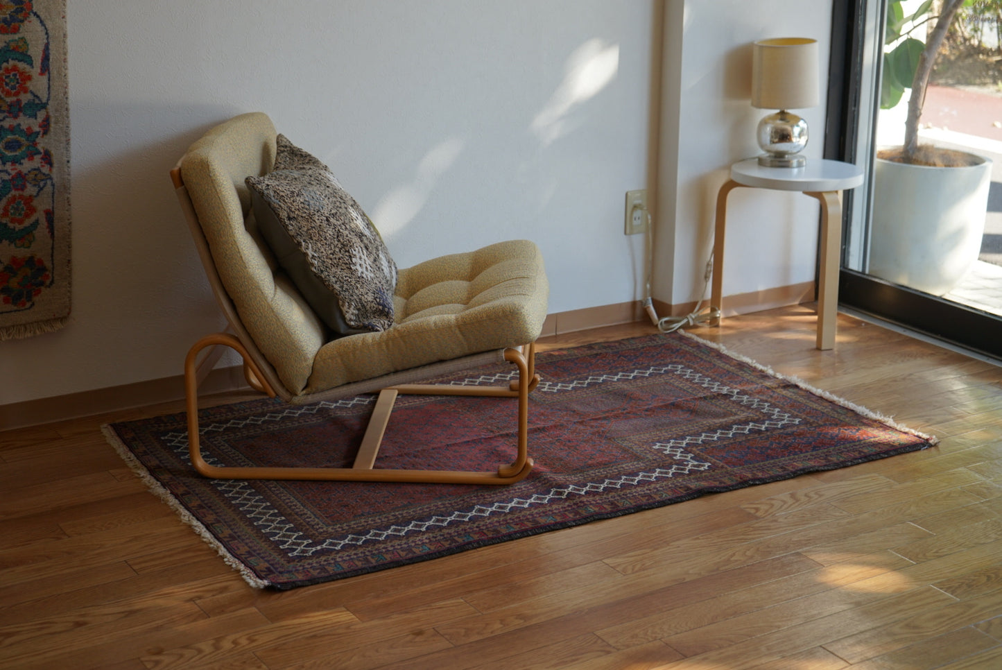 Afghanistan Old Baluch Prayer Rug 1970年代 155 × 100 cm  No.AF2541 / 国内送料無料・羊毛手織り絨毯