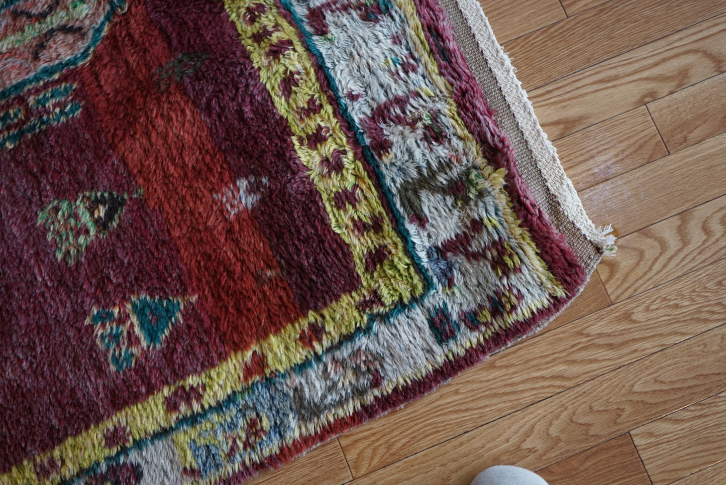 TRIBAL RUG TURKEY OLD OUSHAK 1965年代 154 × 133 cm No.TR25193