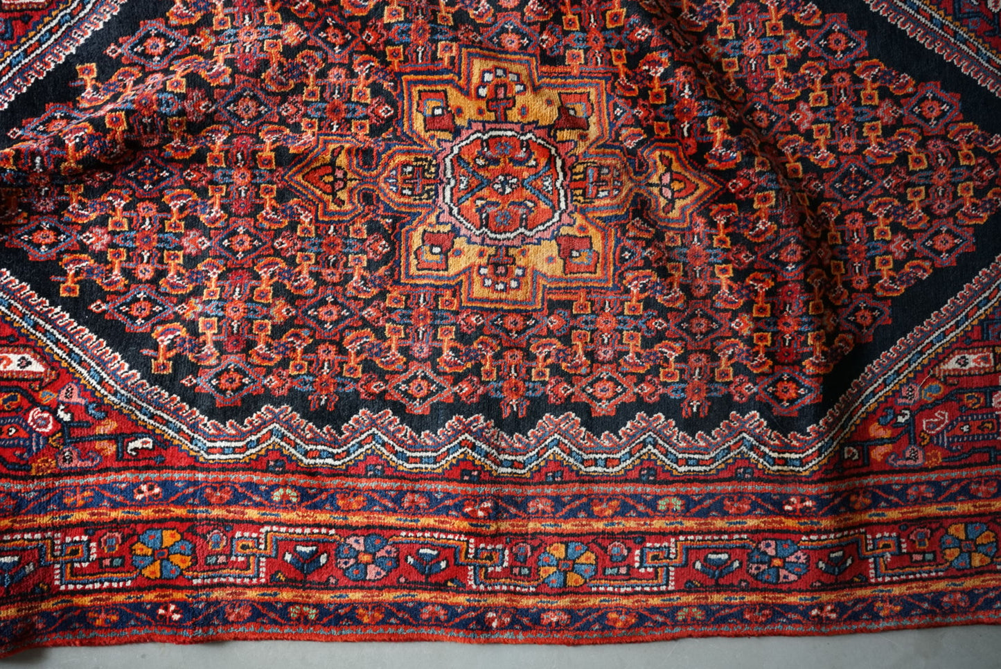 店頭販売 IRAN ANTIQUE ZANJAN 1920年代 220 × 135 cm