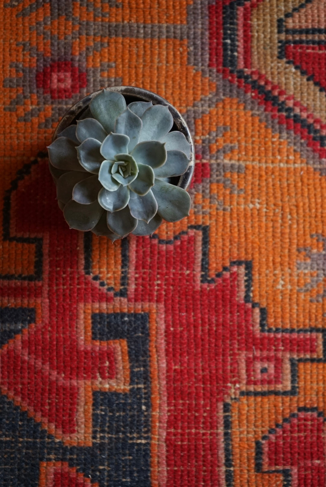 Türkiye Old Oushak Red Small Size 1970年代 120 × 75 cm No.TR25221