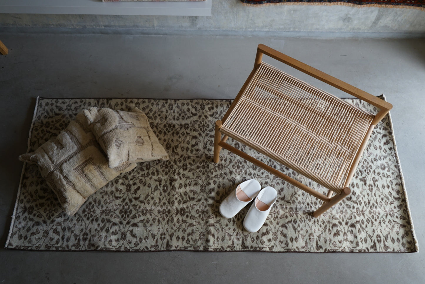 TURKEY OLD ISPARTA BROWN MINT RUNNER 1970年代 195 × 84 cm No.TR25136