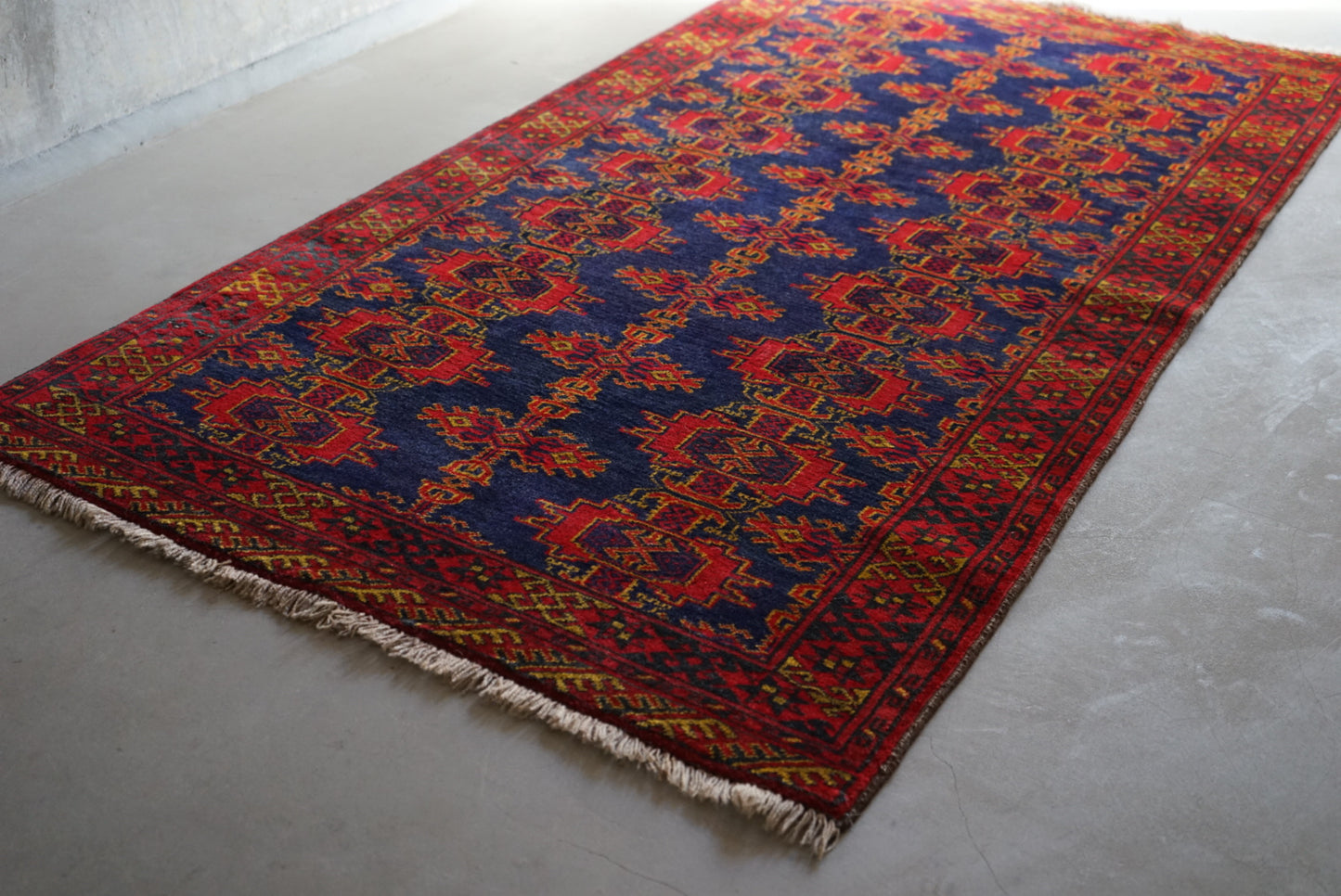 AFGHANISTAN OLD TURKMEN 1960-1970年代 195×103cm