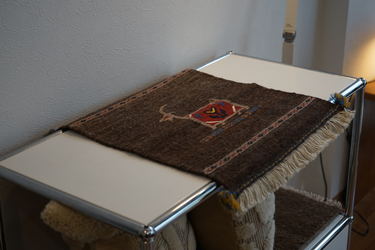 ÉTRETAT ORIGINAL KILIM | Iran Qashqai Kilim Vani 44 × 40 cm【No.42】