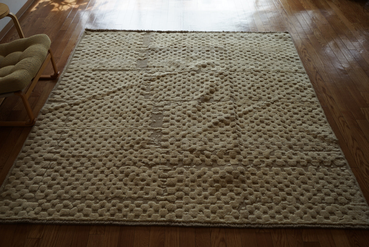 店頭販売 ORIGINAL IRAN QASHQAI KILIM LIVING SIZE " LAND " 200 × 200 cm