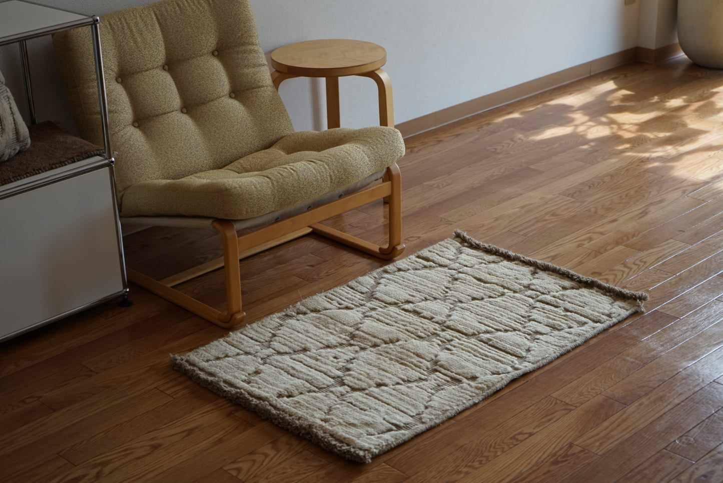 店頭販売 ORIGINAL IRAN QASHQAI KILIM DOORSIZE " DIAMOND " 95 × 65 cm