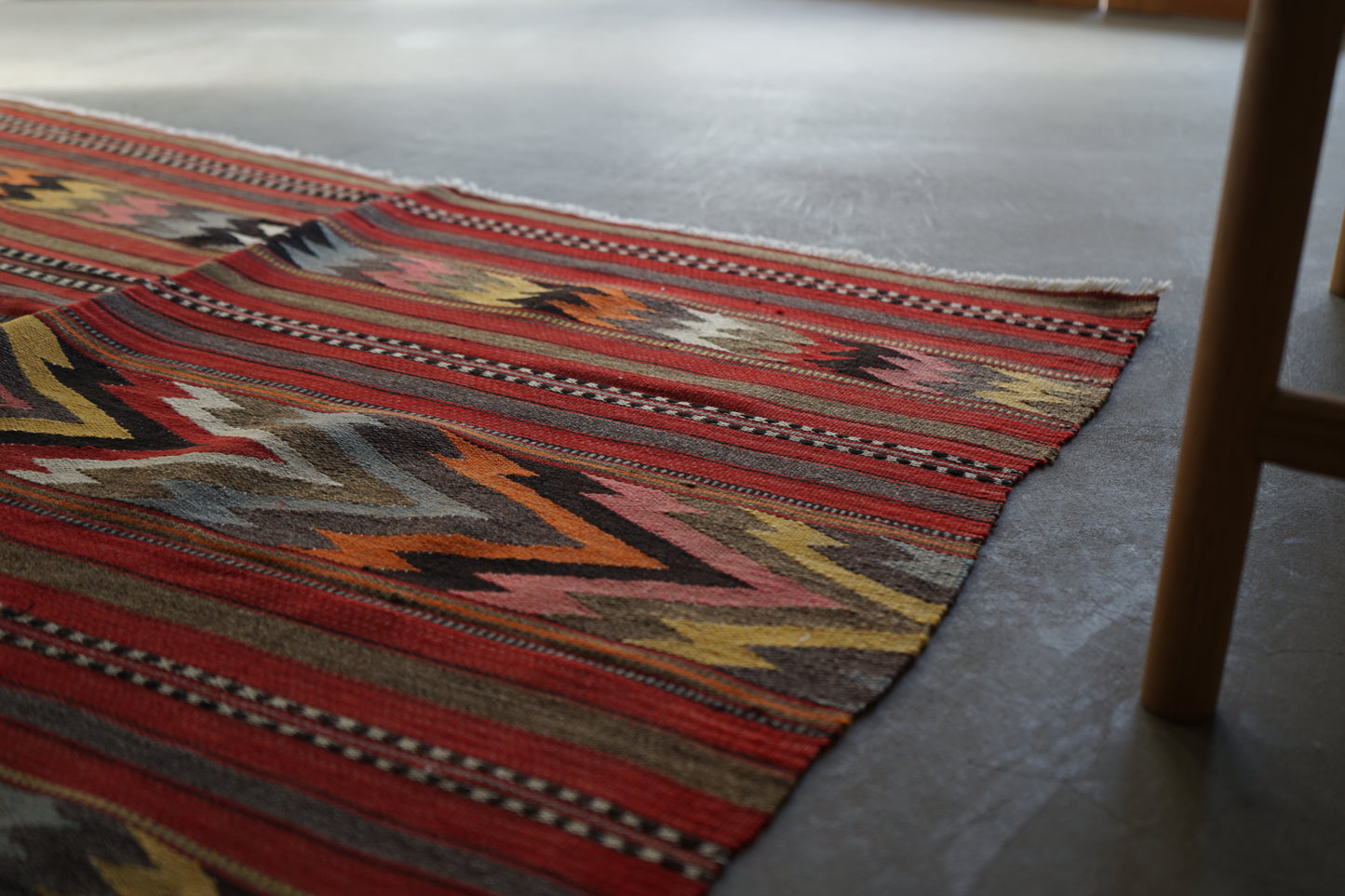 Türkiye Old Balkan Kilim 1950-1960年代 159 × 116 cm