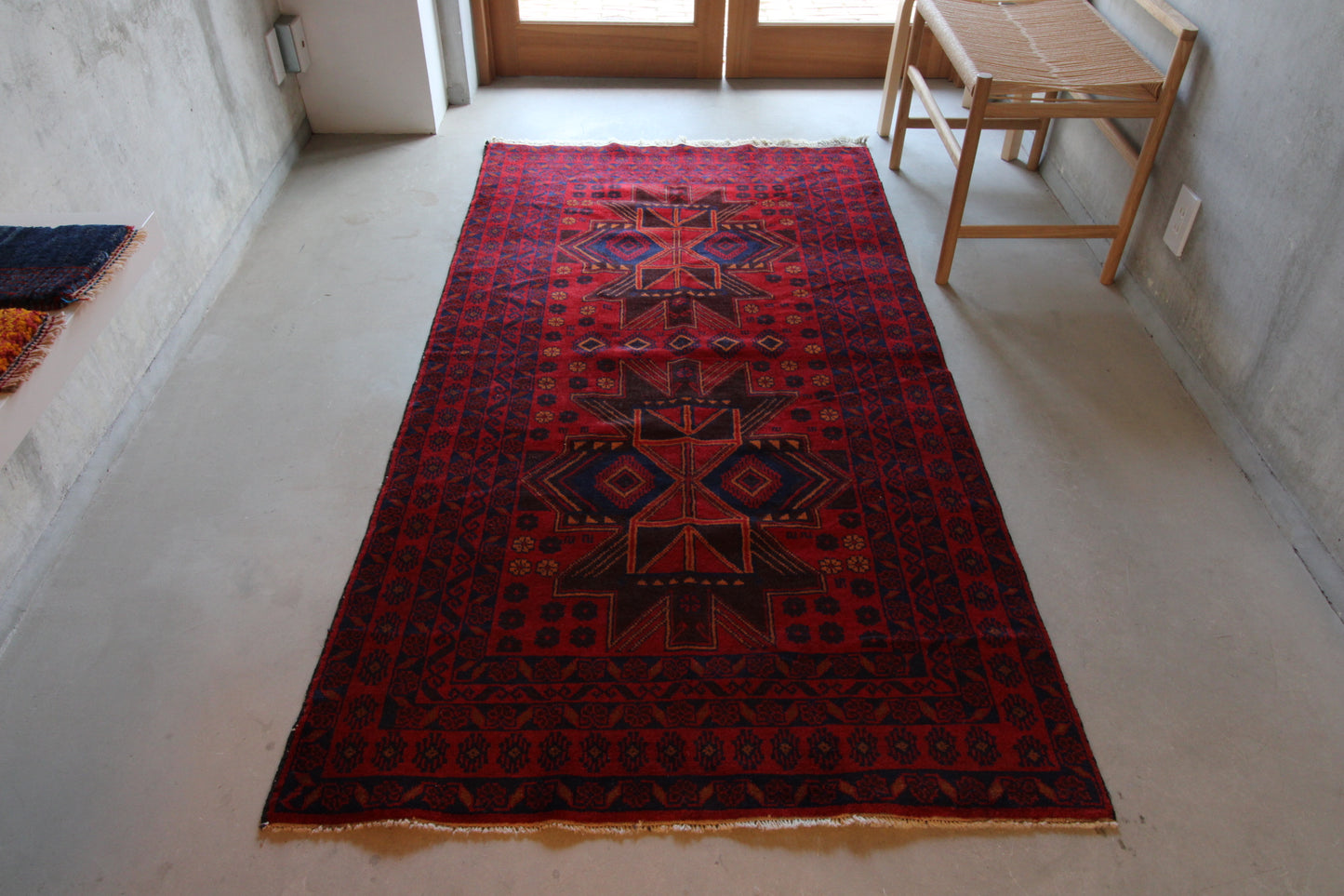 AFGHANISTAN VINTAGE BALUCH  1975-1980年代 199 × 104.5 cm