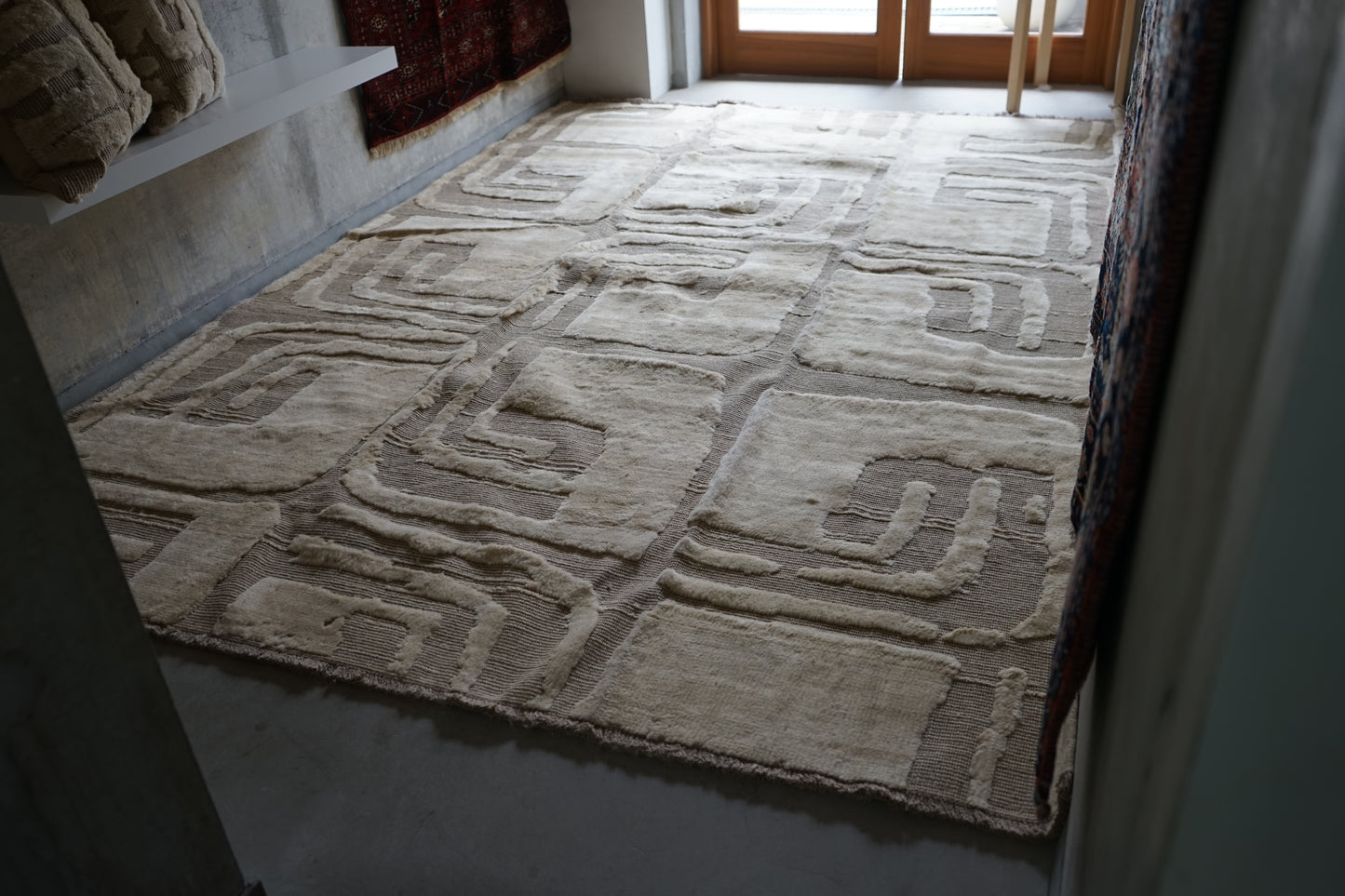 店頭販売 ORIGINAL IRAN  QASHQAI KILIM LIVING MAIN SIZE " PERSIA " 300 × 200 cm