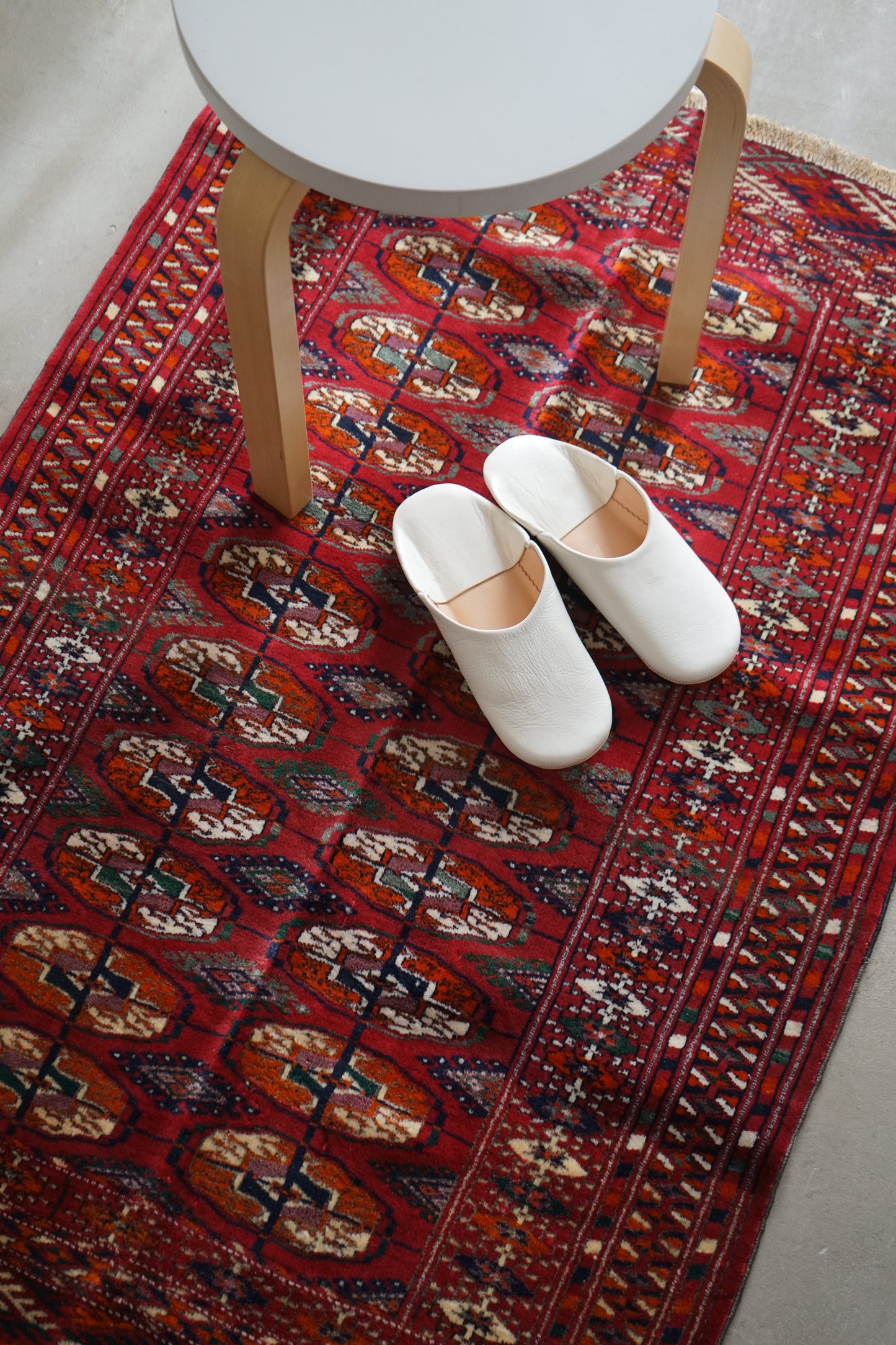 IRAN ANTIQUE TURKMEN YAMUT 1900年代 117 × 78 cm