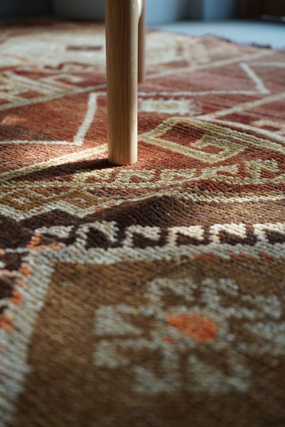 TURKEY VINTAGE ANATORIA BROWN 1980年代 256 × 155 cm No.TR25157