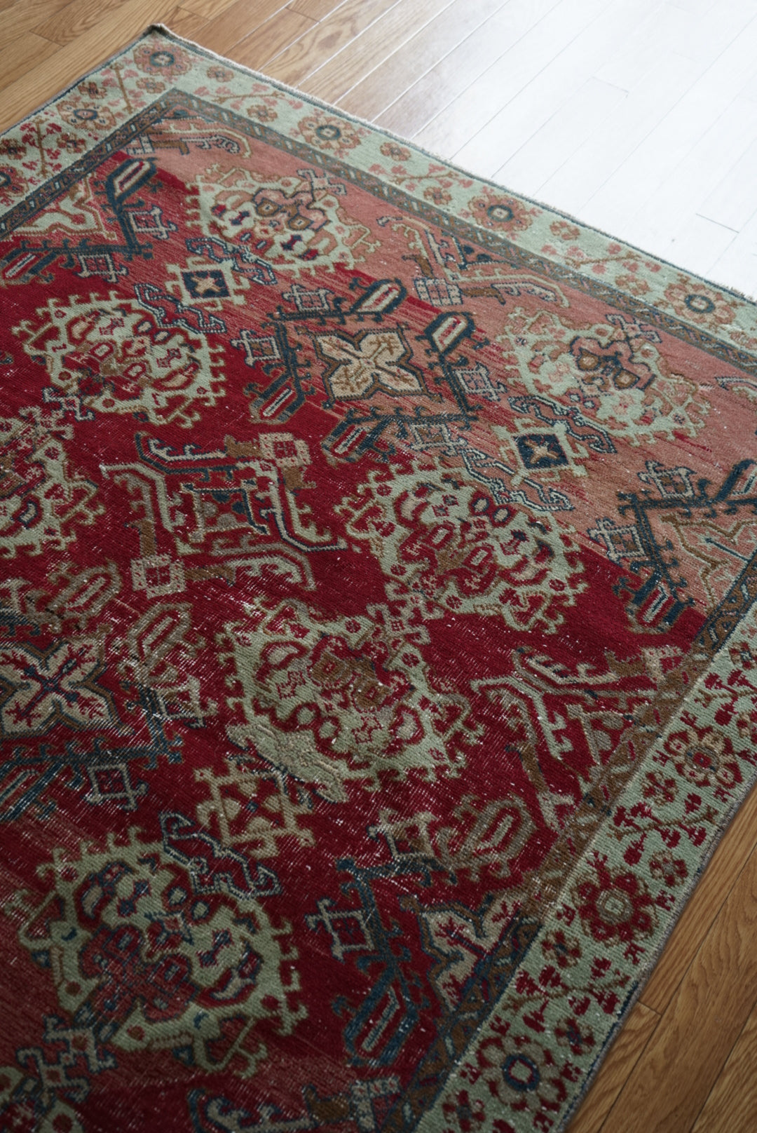 Türkiye Old Isparta RosePink 1960年代 251 × 147 cm No.TR25377