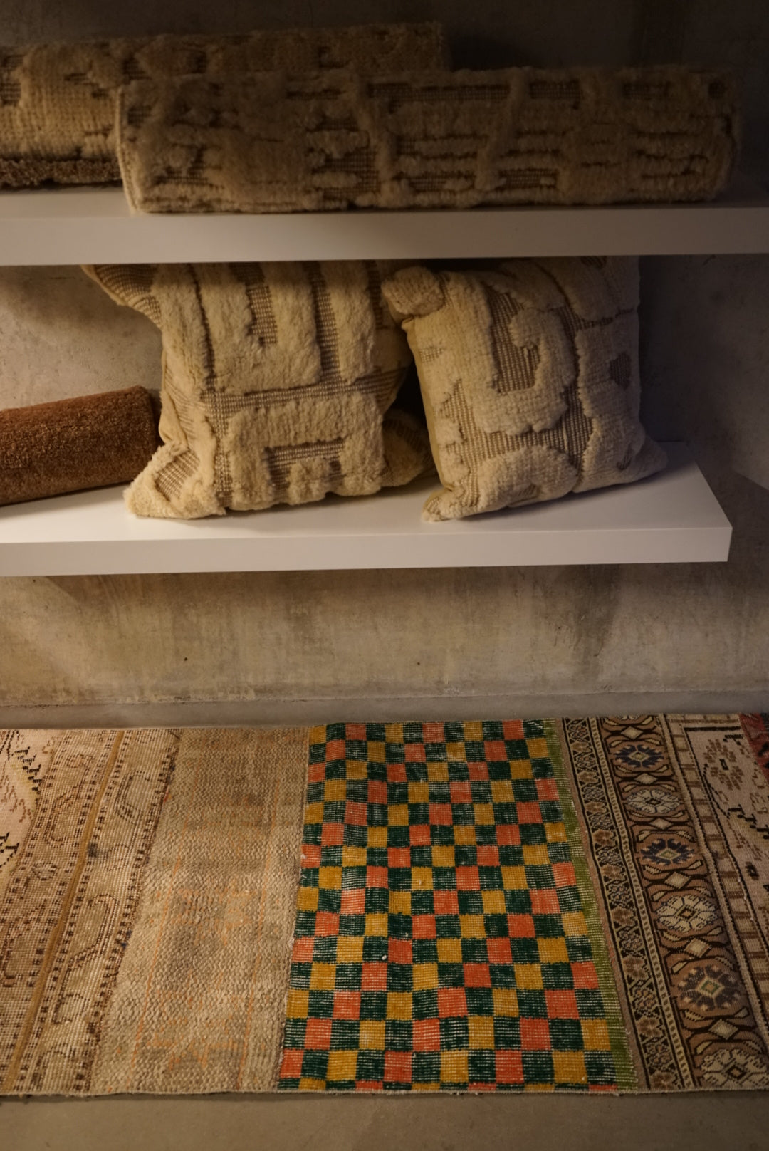 Türkiye Old Isparta Patchwork Runner Size 1970年代 176 × 69 cm No.TR25236