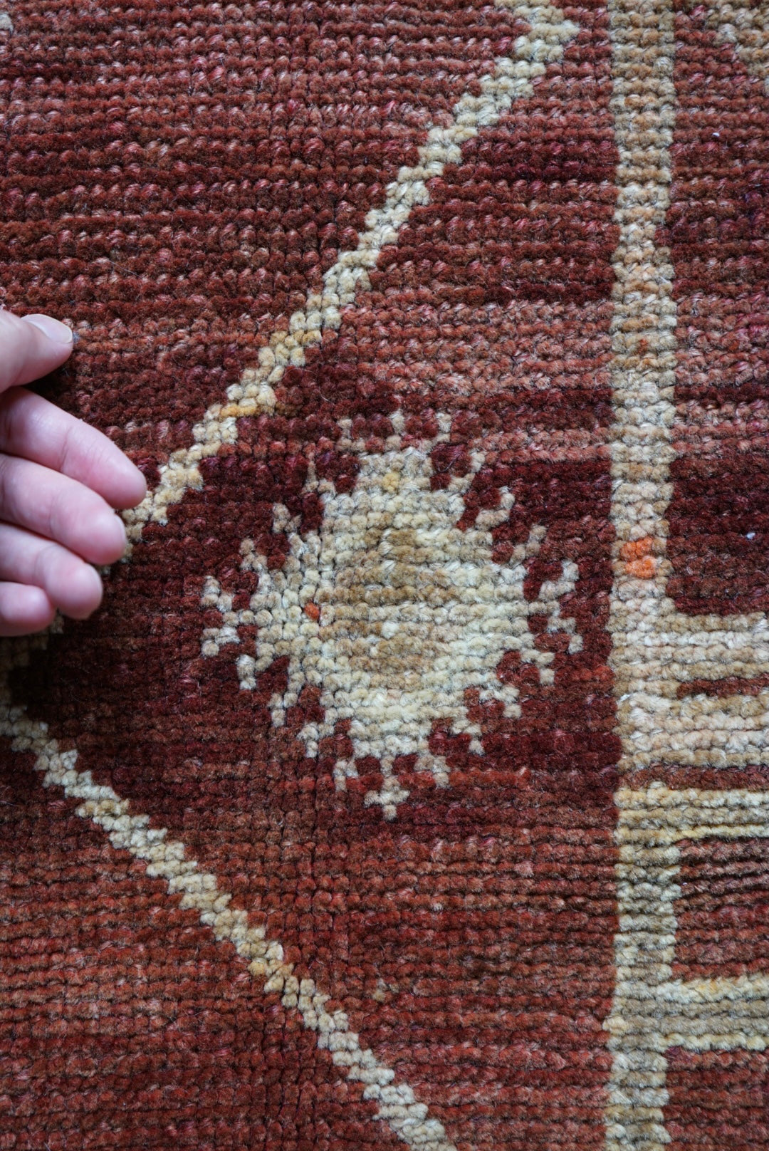 TURKEY VINTAGE ANATORIA BROWN 1980年代 256 × 155 cm No.TR25157