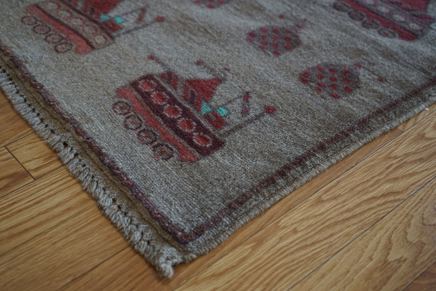 AFGHANISTAN VINTAGE WAR RUG 1980年代 149× 90 cm No.AF2512