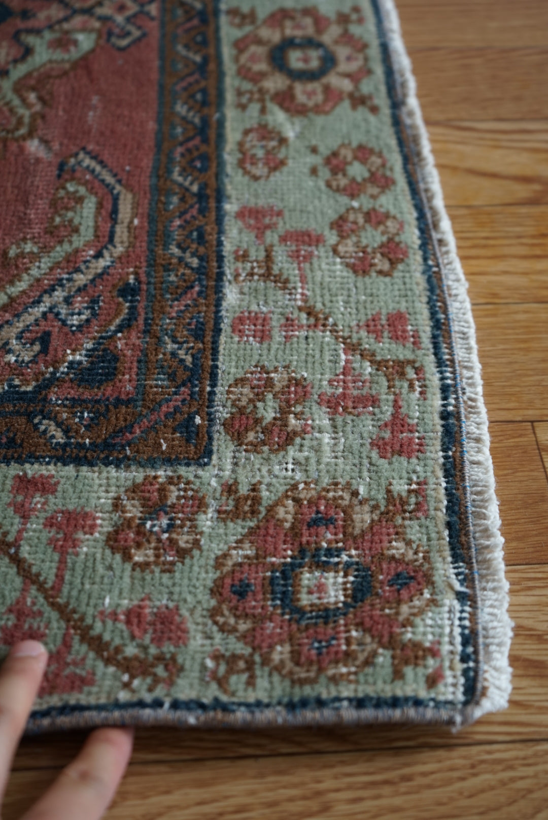 Türkiye Old Isparta RosePink 1960年代 251 × 147 cm No.TR25377