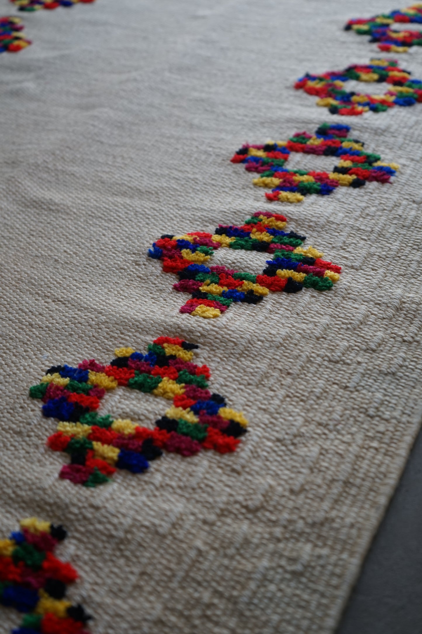 TURKEY VINTAGE KILIM DOT FLOWER 1980年代 125 × 80 cm No.TR25195