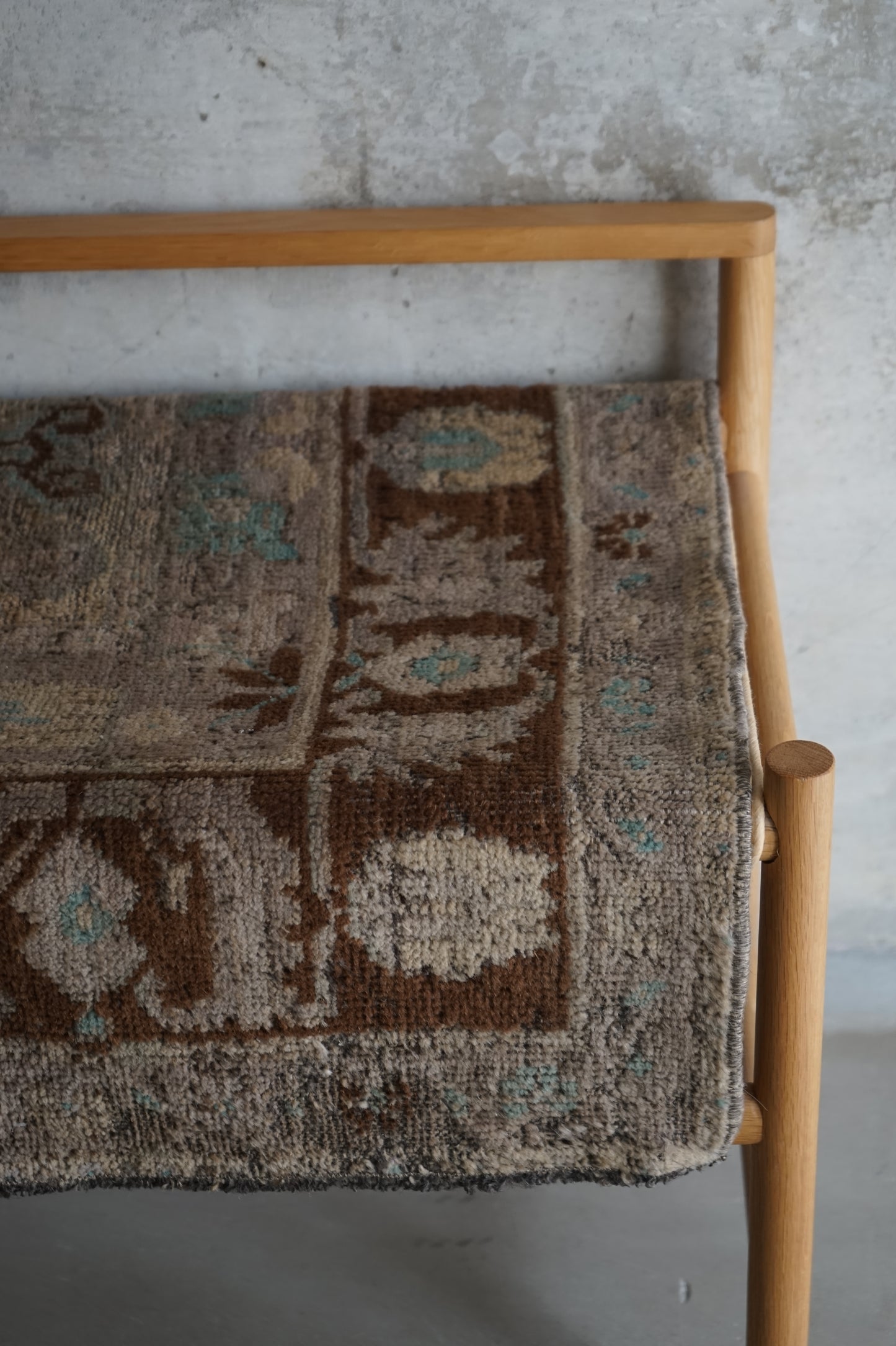 TURKEY VINTAGE SMALL GRAY RUG 78.5 × 54 cm No.TR25170