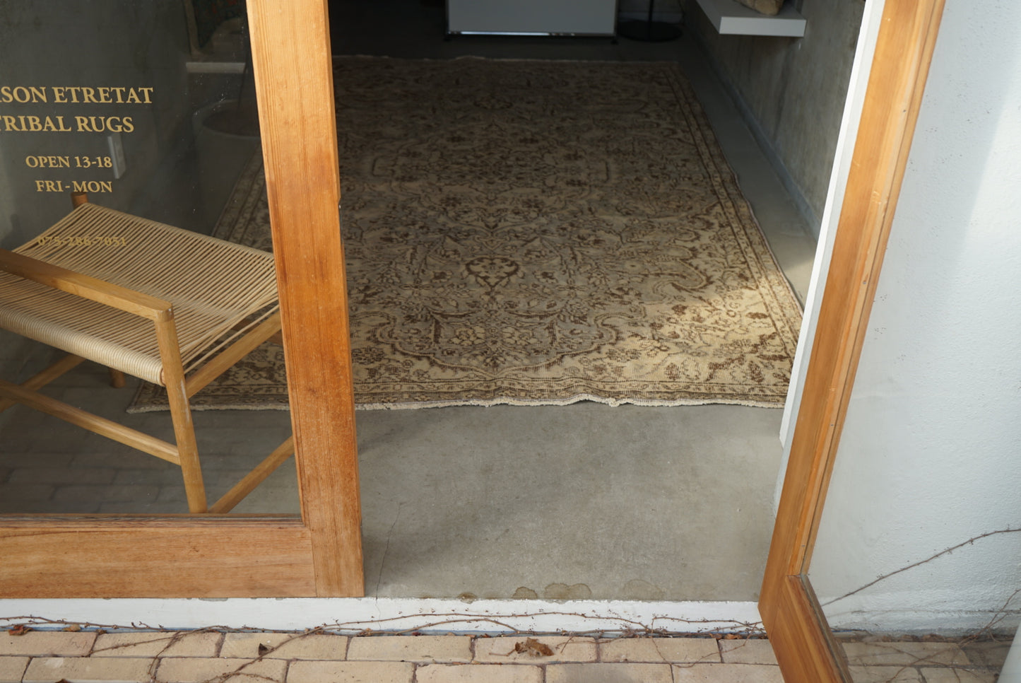 Türkiye Old Isparta Ecru , Gray 1960-1970年代 249 × 158 cm No.TR25265