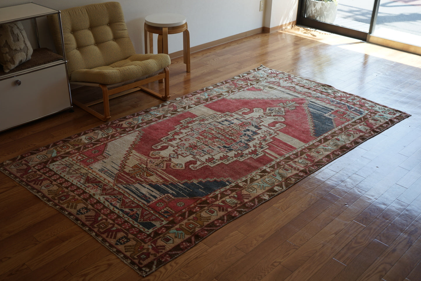 Türkiye Old Kayseri Medallion Modern Color 1970年代 257 × 145 cm No.TR25390