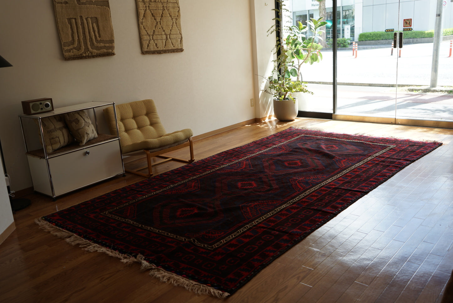 Afghanistan Vintage Baluch Zanjir 1980年代 358 × 190 cm  No.AF2530