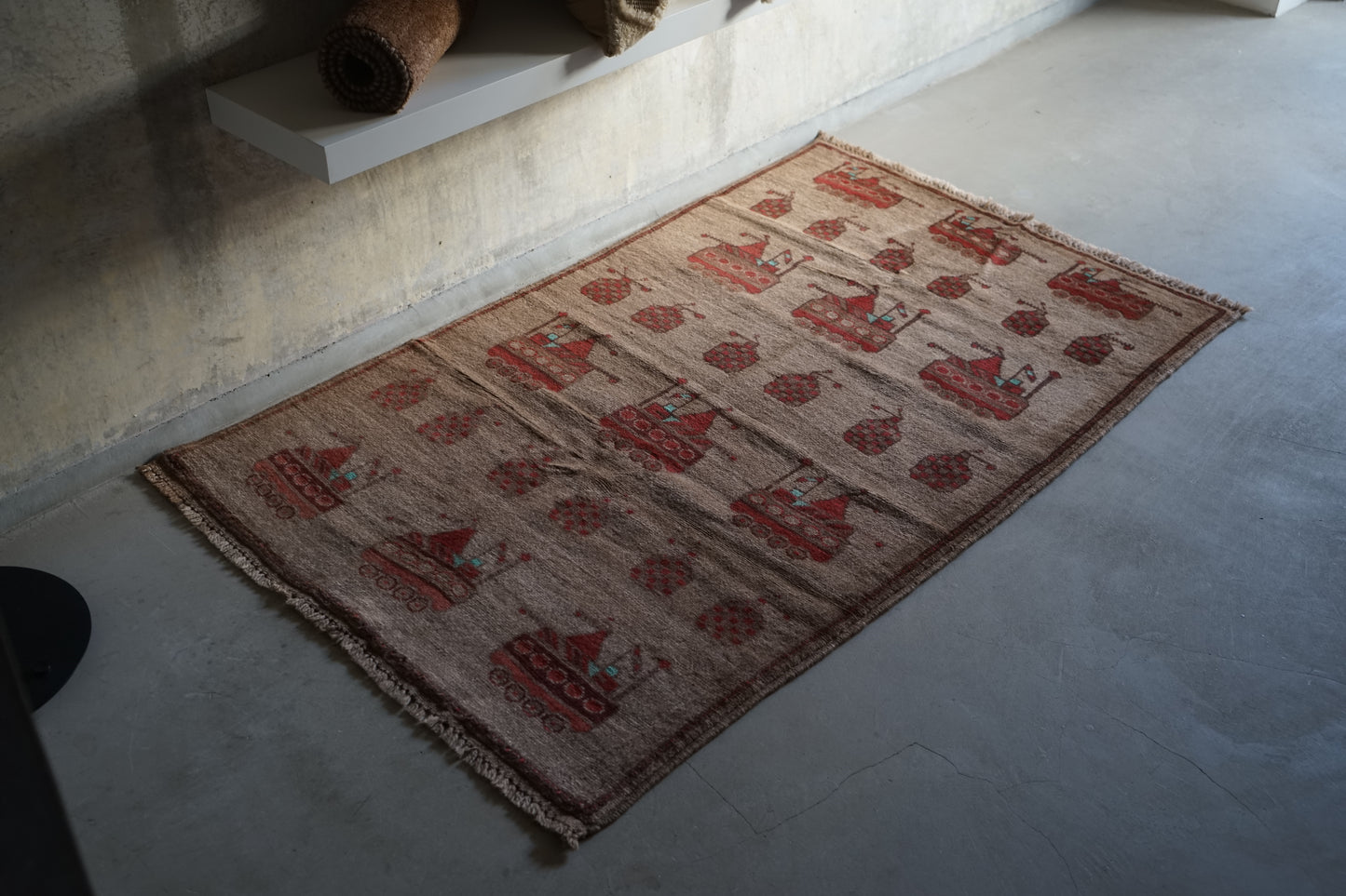 AFGHANISTAN VINTAGE WAR RUG 1980年代 149× 90 cm No.AF2512