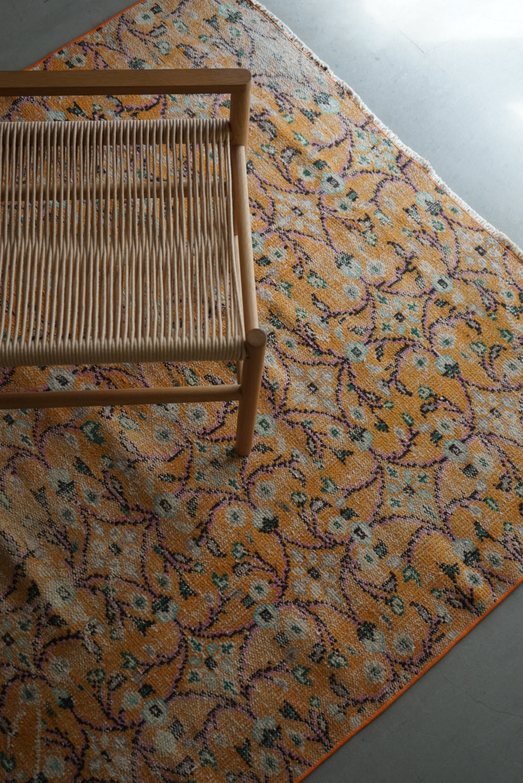 TURKEY OLD ISPARTA CALLOT ORANGE 1970年代 232 × 140 cm No.TR25149