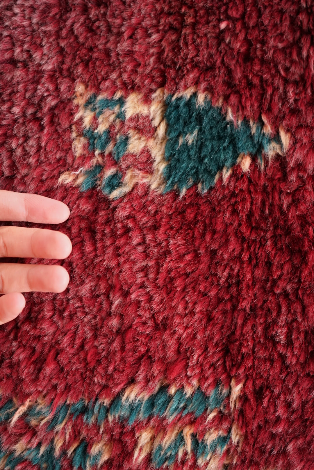 TRIBAL RUG TURKEY OLD OUSHAK 1965年代 154 × 133 cm No.TR25193