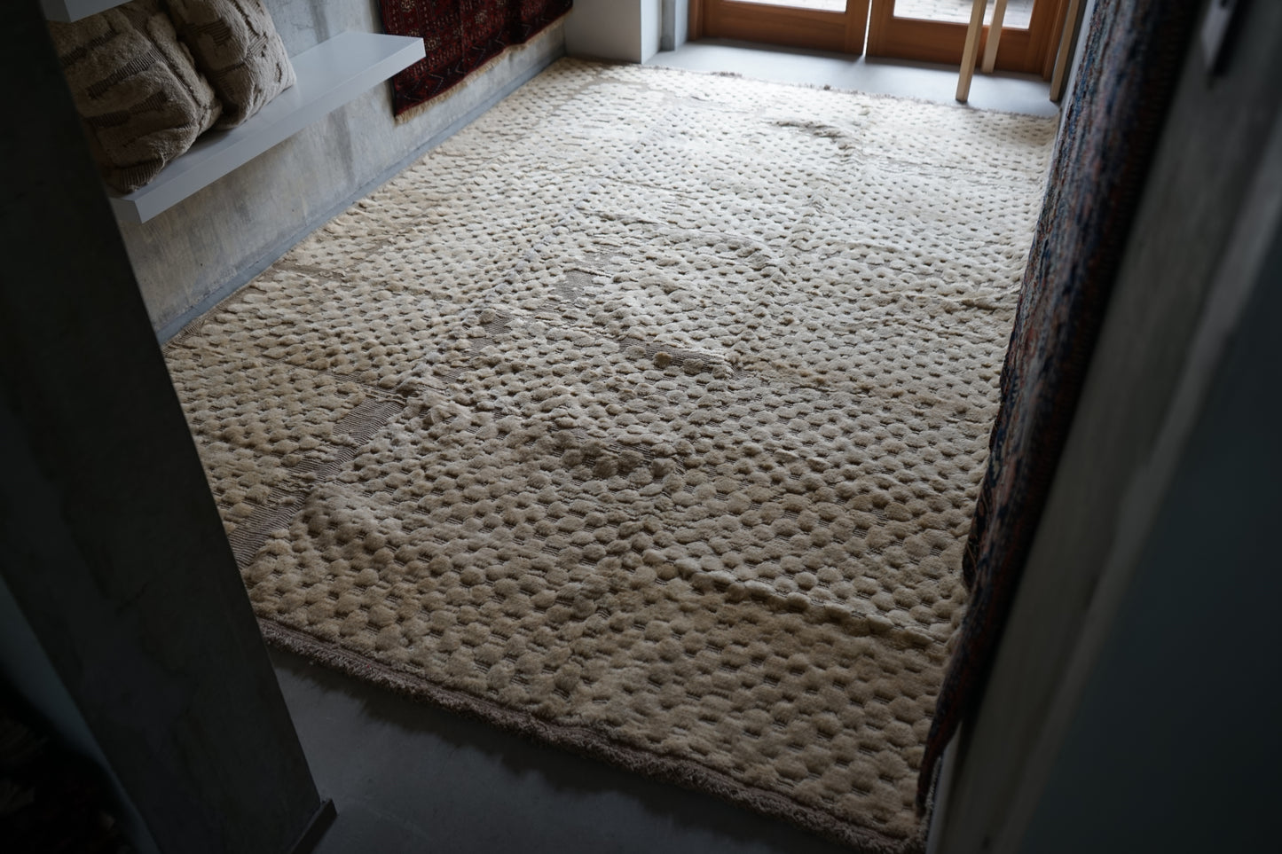 店頭販売 ORIGINAL IRAN QASHQAI KILIM LIVING MAIN SIZE " LAND " 300 × 200 cm
