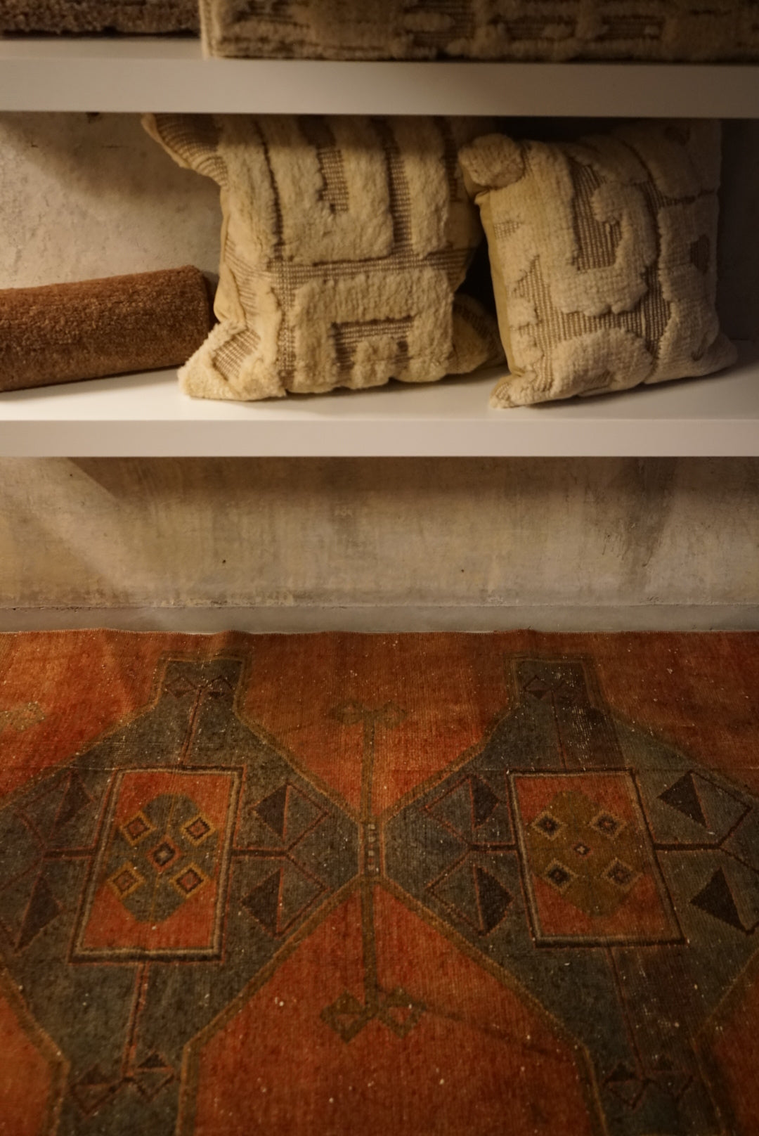 Türkiye Old Oushak Orange Small size 1970年代 137 × 91 cm No.TR25235