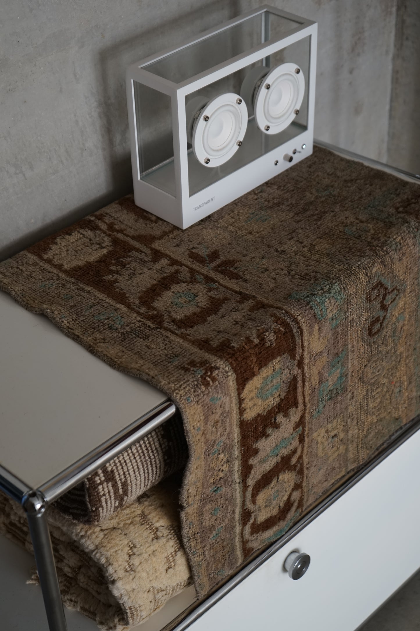 TURKEY VINTAGE SMALL GRAY RUG 78.5 × 54 cm No.TR25170