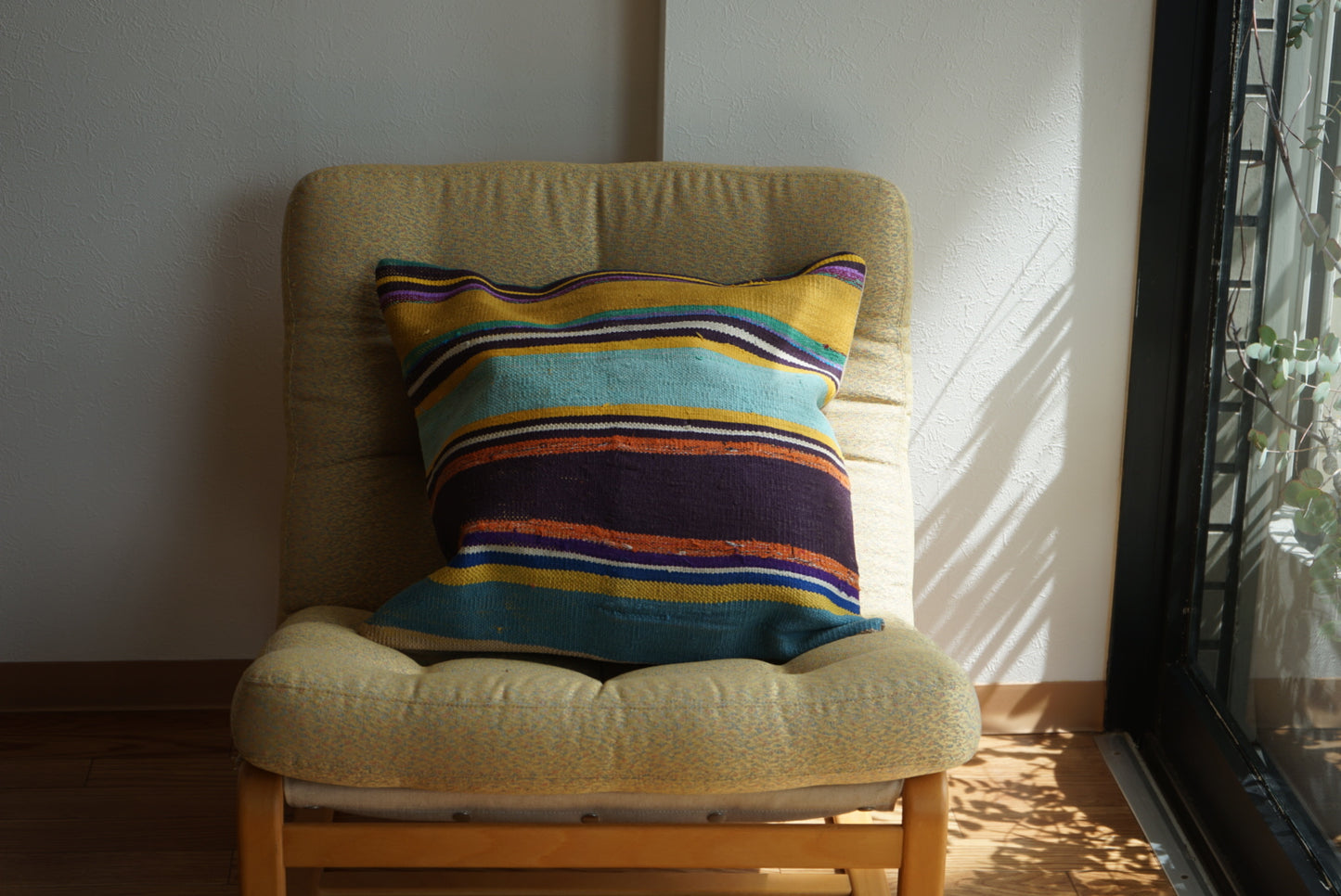 Türkiye Old Kilim Cushion Cover Mix Color 50.5 × 50.5 cm No.TR25432