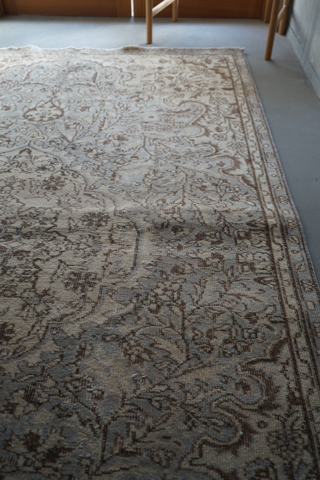 Türkiye Old Isparta Ecru , Gray 1960-1970年代 249 × 158 cm No.TR25265