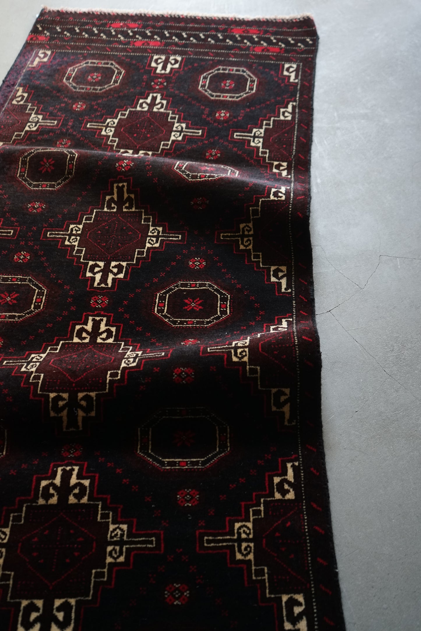 AFGHANISTAN OLD BALUCH RUNNER 1970年代 173 × 68 cm No.AF2511