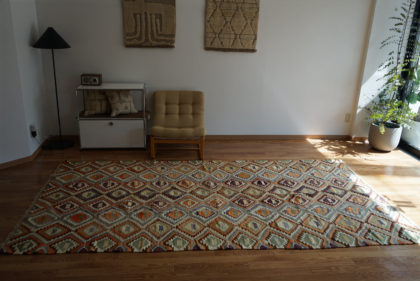 Türkiye Old Sivas Kilim 1960年代 314 × 165 cm