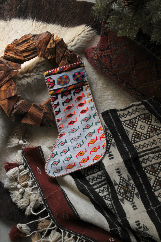 Iran antiques | Christmas Santa Socks 39×25cm No.60