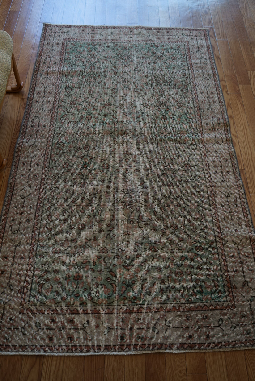 Türkiye Old Isparta Beige , Green 1970年代 203.5 × 114.5 cm No.TR25431