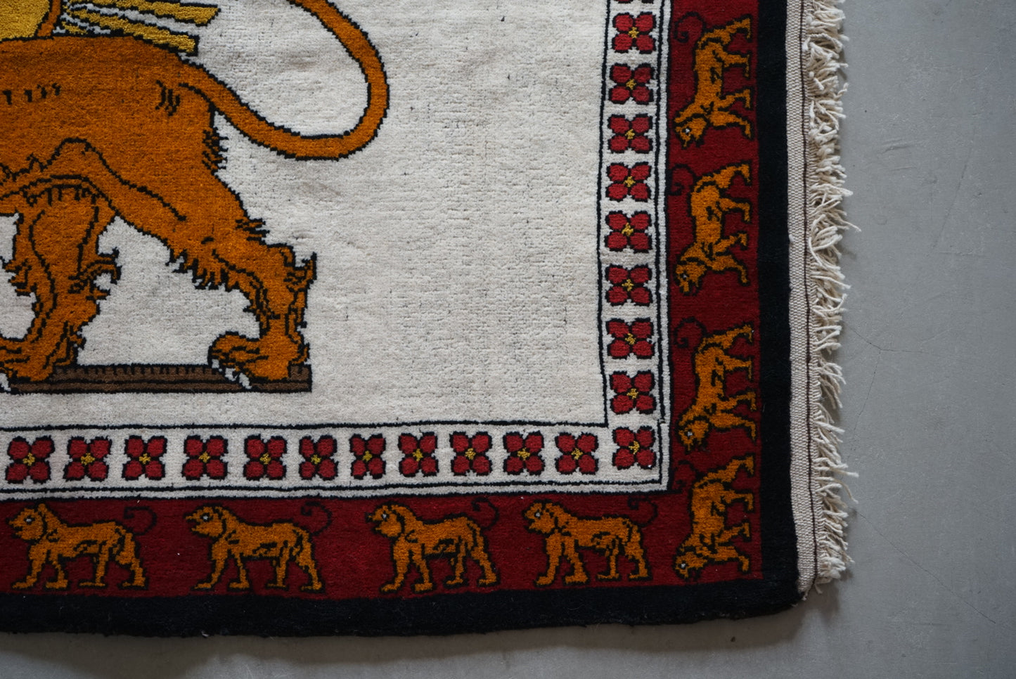 IRAN NEW SHIRAZ QASHQAI LION GABBEH 160 × 102 cm