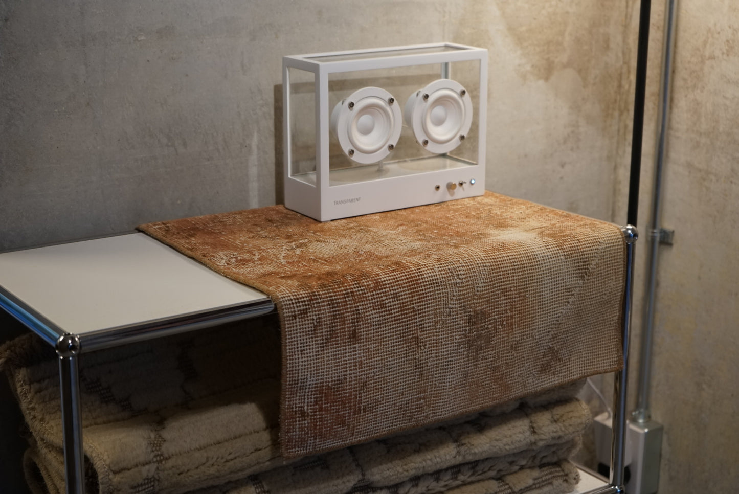 TURKEY VINTAGE SMALL RUG PALE RED 74 × 50 cm No.TR25160