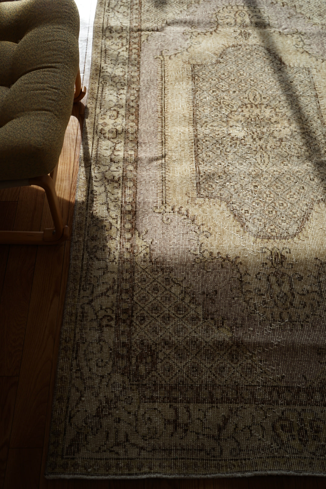 Türkiye Old Isparta Pale Purple 1970年代 207 × 116.5 cm No.TR25435