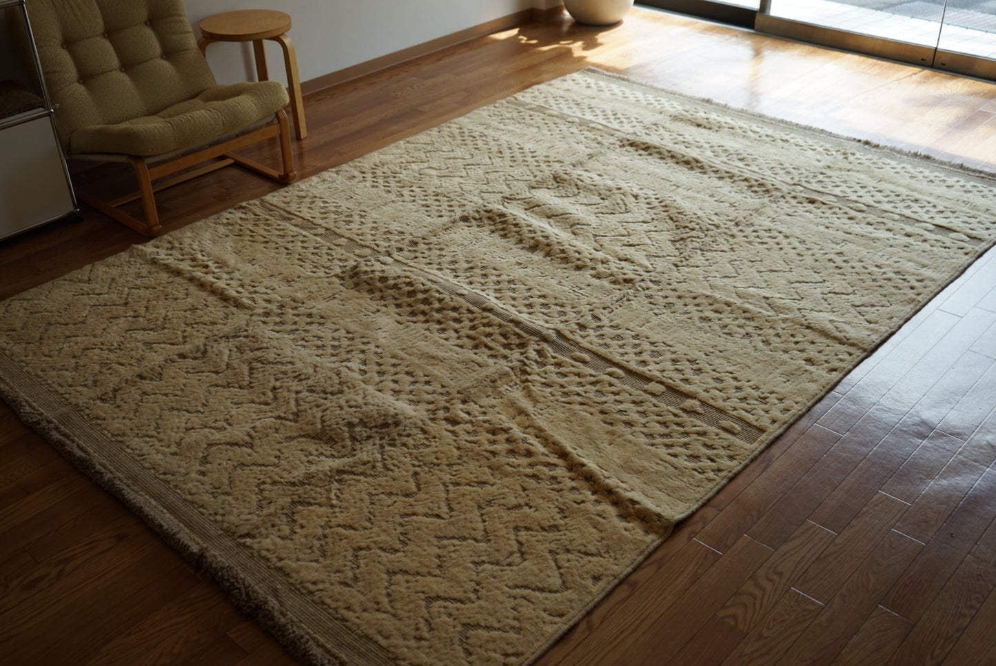 店頭販売 ORIGINAL IRAN  QASHQAI KILIM LIVING MAIN SIZE " MOM " 300 × 200 cm